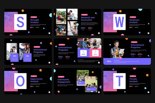 黑色系论文学术答辩keynote模板 - 顶尖PPT