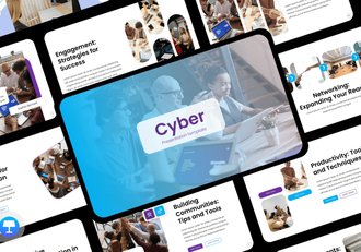 网络安全防护技术方案Keynote模板 - 顶尖PPT