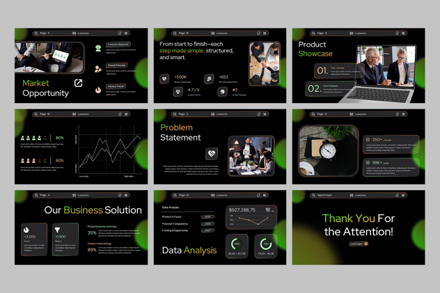 玻璃形态商务工作计划总结PPT模板 - 顶尖PPT