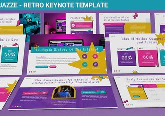 互联网科技创意品牌视觉Keynote模板 - 顶尖PPT
