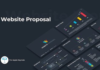 网站建议书方案提案Keynote模板 - 顶尖PPT