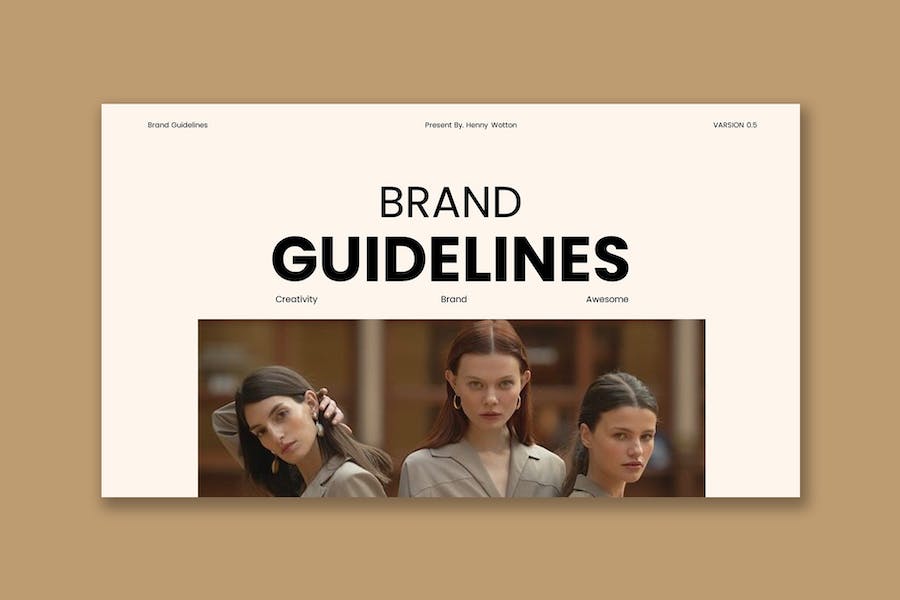 品牌指南宣传推广PPT模板 - 顶尖PPT