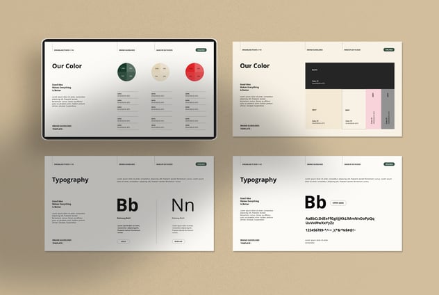 企业品牌指南PPT模板 - 顶尖PPT