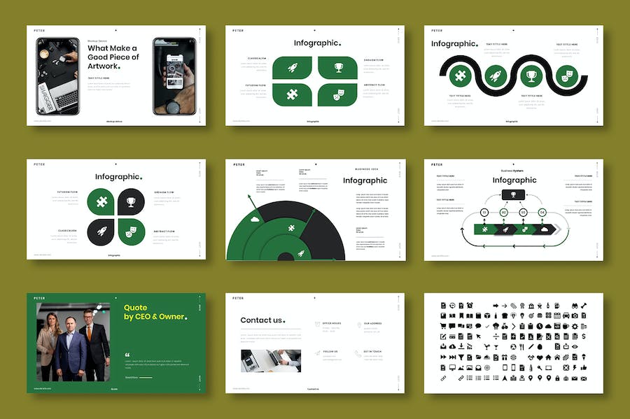 商务项目展示汇报总结方案Keynote模板 - 顶尖PPT