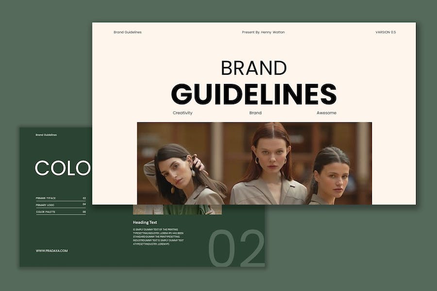 品牌指南宣传推广PPT模板 - 顶尖PPT