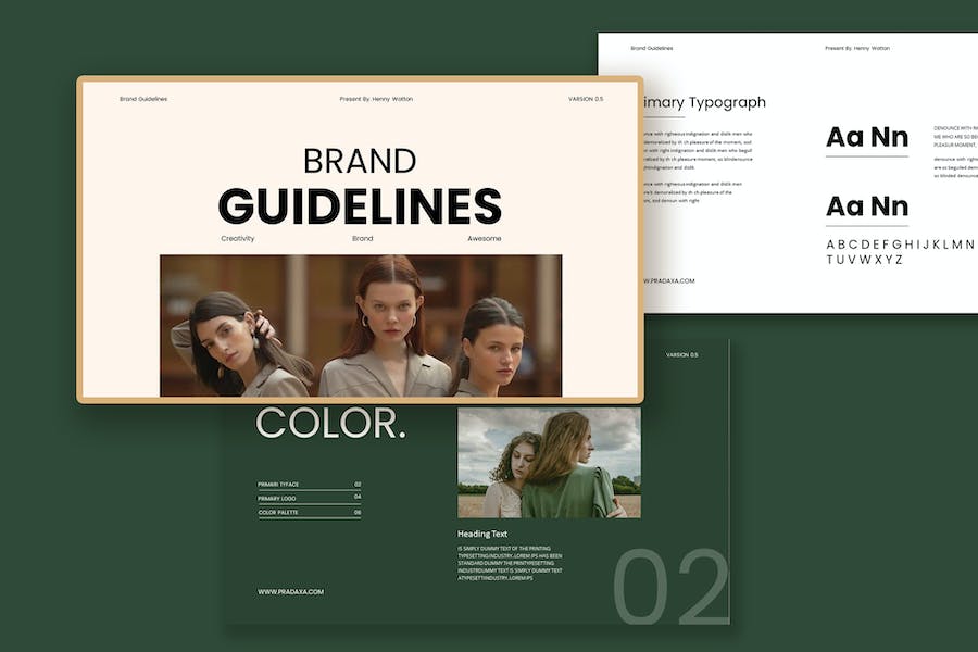 品牌指南宣传推广PPT模板 - 顶尖PPT