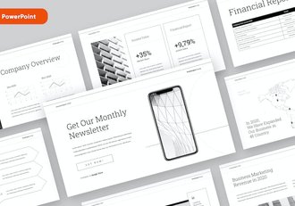 公司年度财务报告总结PPT模板 - 顶尖PPT