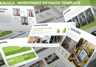金融投资理财项目资产Keynote模板 - 顶尖PPT