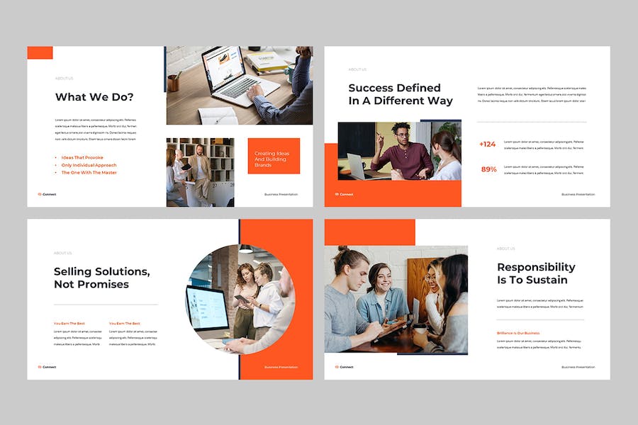 连接业务营销策划keynote模板 - 顶尖PPT