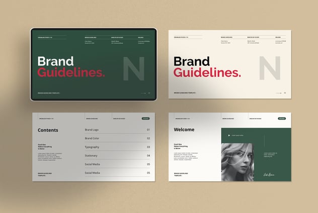 企业品牌指南PPT模板 - 顶尖PPT