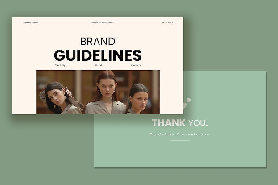 品牌指南宣传推广PPT模板 - 顶尖PPT