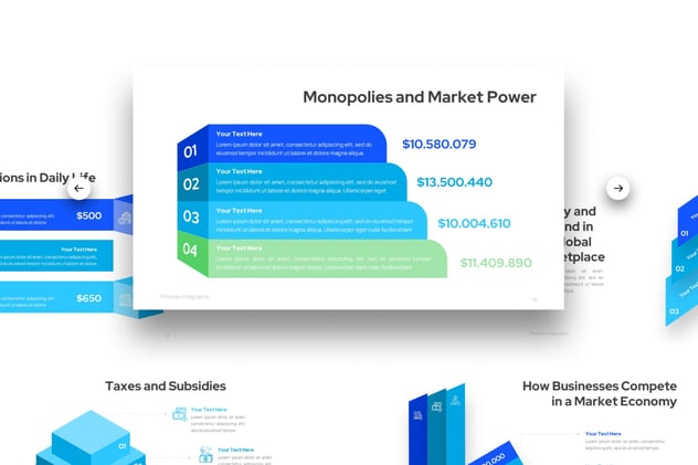 分层信息图形PPT模板 - 顶尖PPT
