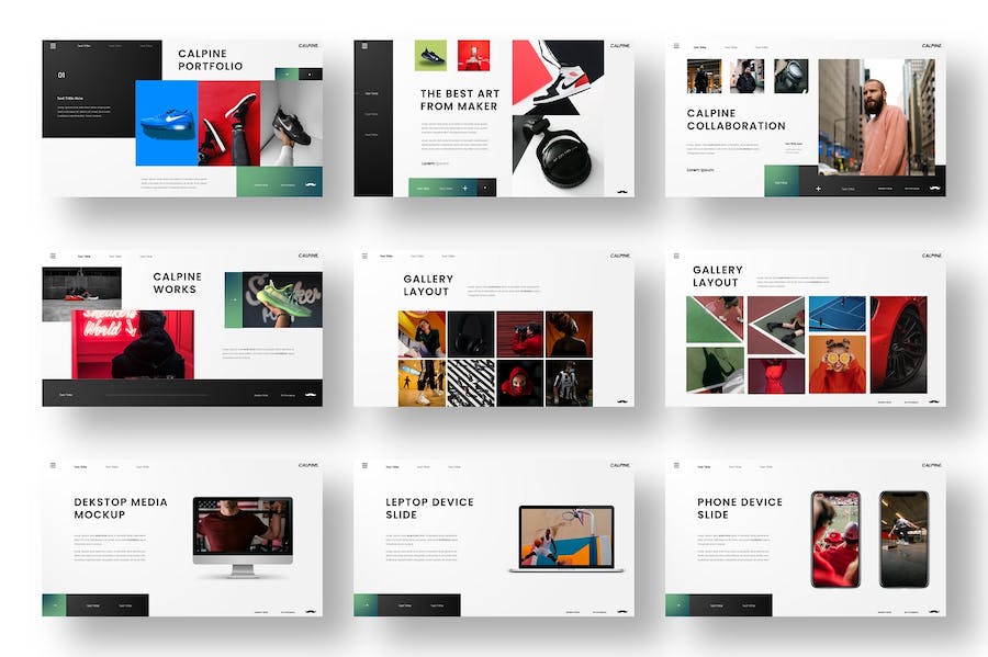 大气摄影产品展示营销计划多用途keynote模板 - 顶尖PPT