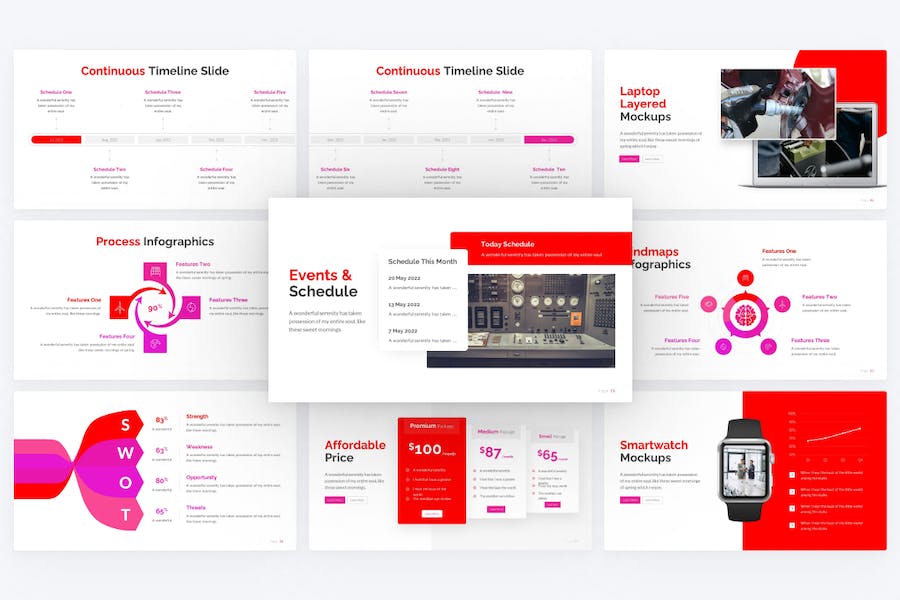 绿色新能源开发战略布局keynote模板 - 顶尖PPT