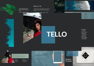 科技产品服务介绍展示PPT模板 - 顶尖PPT