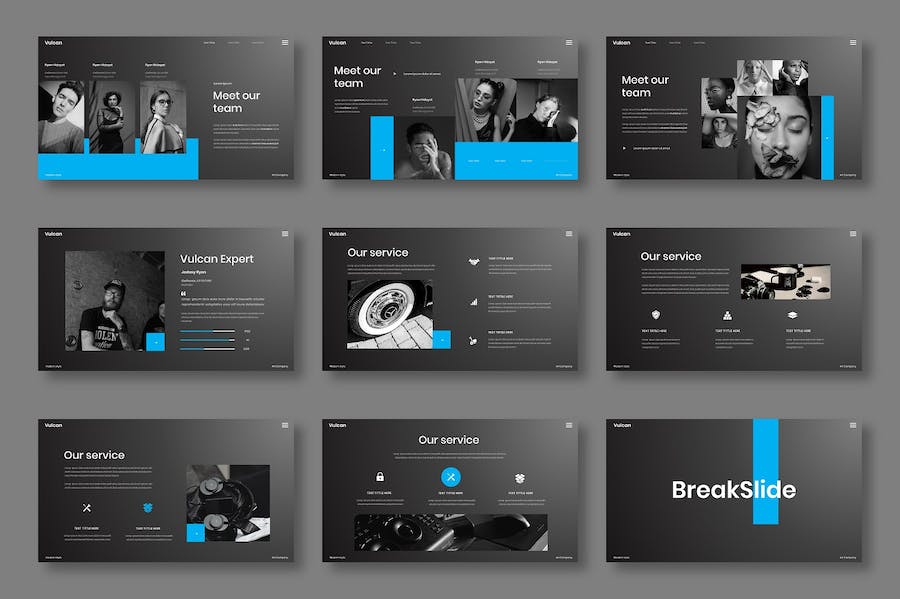 商务企业品牌推广Keynote模板 - 顶尖PPT