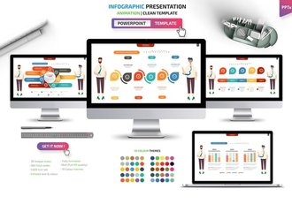 专业数据可视化信息图表大全PowerPoint模板 - 顶尖PPT