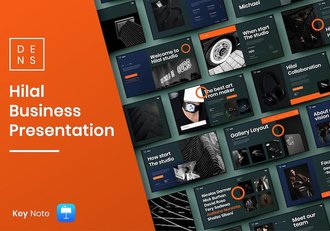 企业商业计划项目演示Keynote模板 - 顶尖PPT