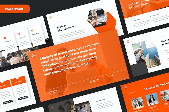 商业项目融资路演推介方案PPT模板 - 顶尖PPT