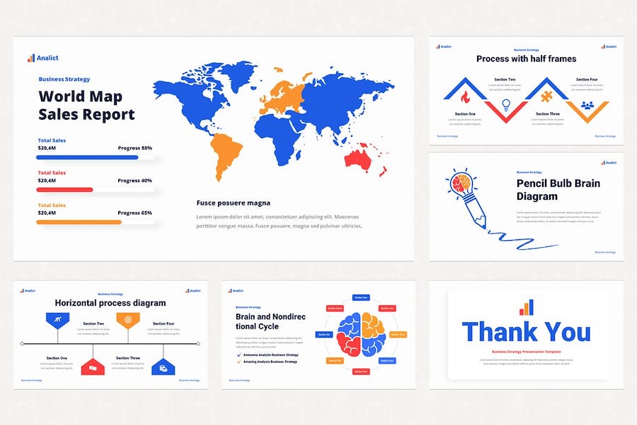 商业战略讲述展示规划管理PPT模板 - 顶尖PPT