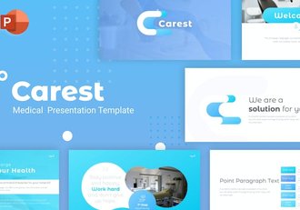 现代医学医疗研究论文答辩PPT模板 - 顶尖PPT