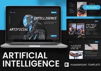 人工智能科技企业数字创新应用PPT模板 - 顶尖PPT