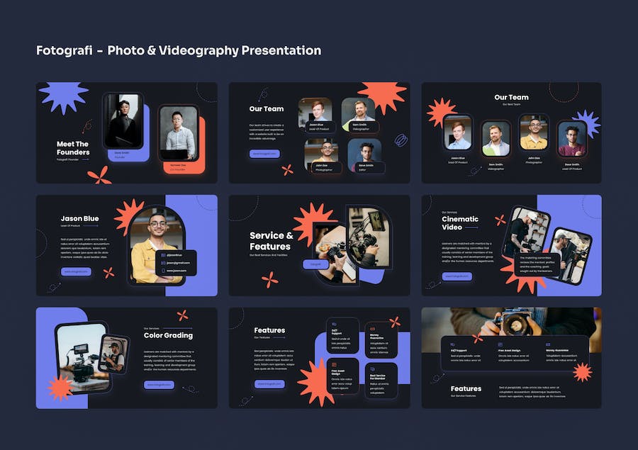 摄影视频服务项目推介方案Keynote模板 - 顶尖PPT