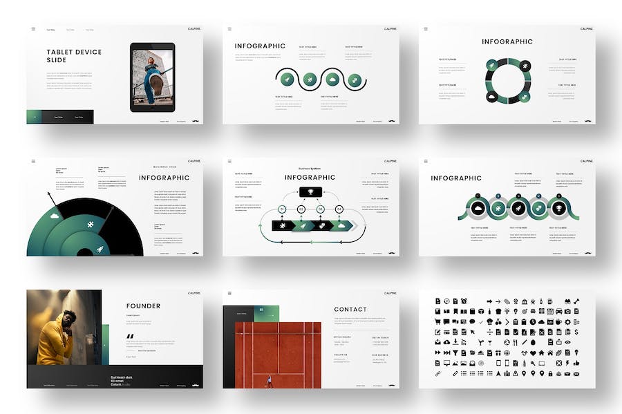 大气摄影产品展示营销计划多用途keynote模板 - 顶尖PPT