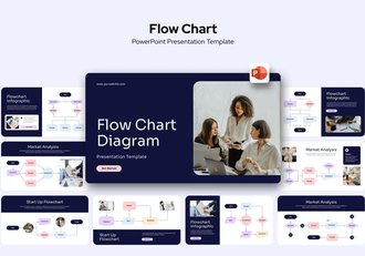 流程图业务流程设计管理体系PPT模板 - 顶尖PPT