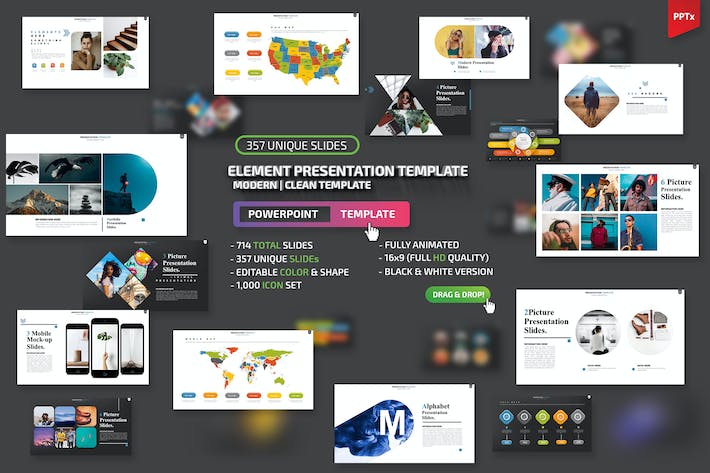创意卡通人物数据图形版式地图PPT模板 - 顶尖PPT