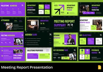 会议报告商务风格PPT模板 - 顶尖PPT