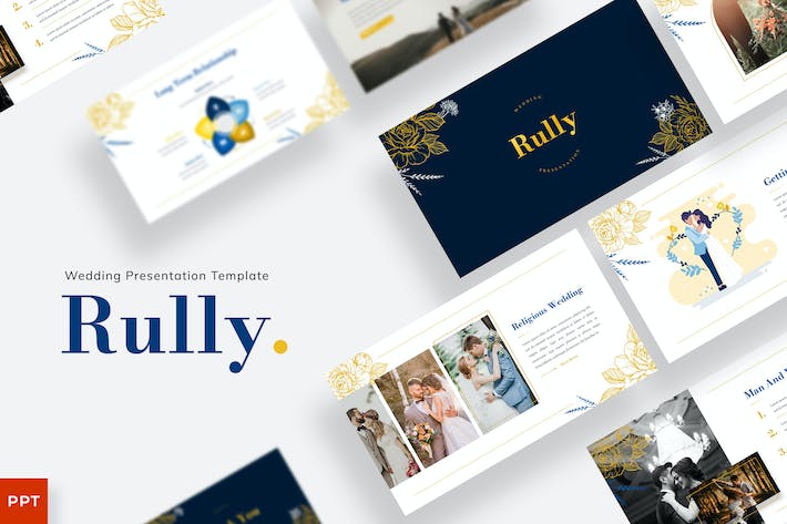 婚礼活动策划婚礼邀请PPT模板 - 顶尖PPT