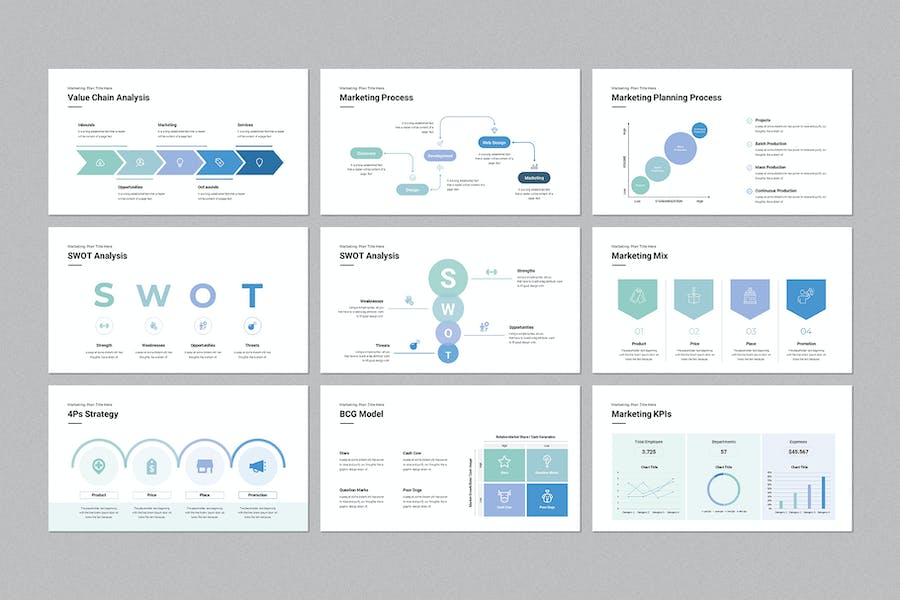 营销计划推广策略方案PPT模板 - 顶尖PPT