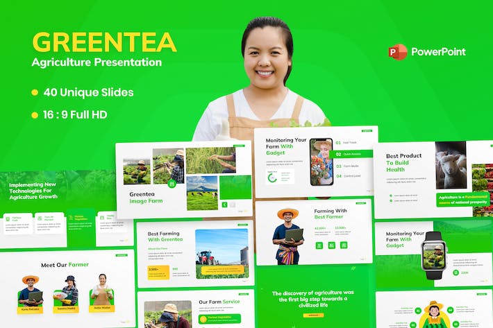 农业农场项目推介PPT模板 - 顶尖PPT