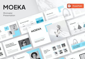 极简设计商务演讲方案PPT模板 - 顶尖PPT