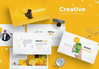 创意营销方案策划品牌推广展示Keynote模板 - 顶尖PPT