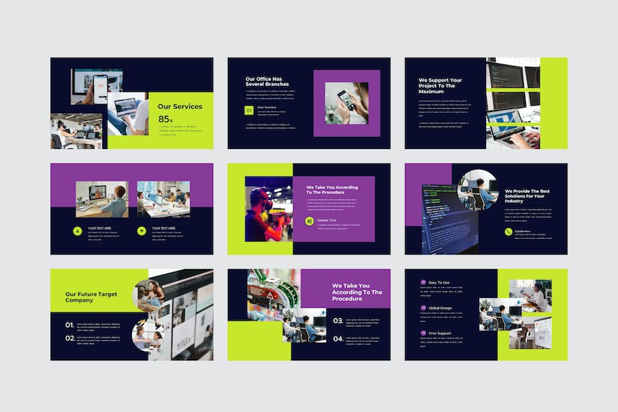 专业现代科技主题演讲Keynote模板 - 顶尖PPT