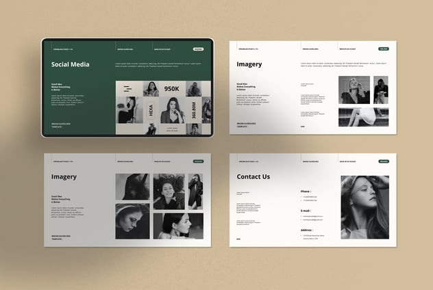 企业品牌指南PPT模板 - 顶尖PPT