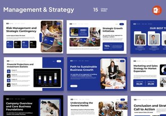 业务增长战略规划分析展示PPT模板 - 顶尖PPT