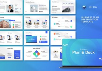 商业计划书战略规划方案Keynote模板 - 顶尖PPT