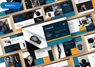 商务企业服务推广Keynote模板 - 顶尖PPT