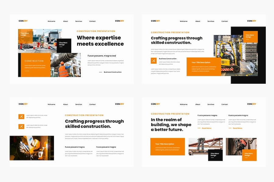 建筑施工项目管理方案Keynote模板 - 顶尖PPT