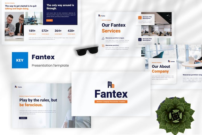 商务公司讲述展示企业推广Keynote模板 - 顶尖PPT