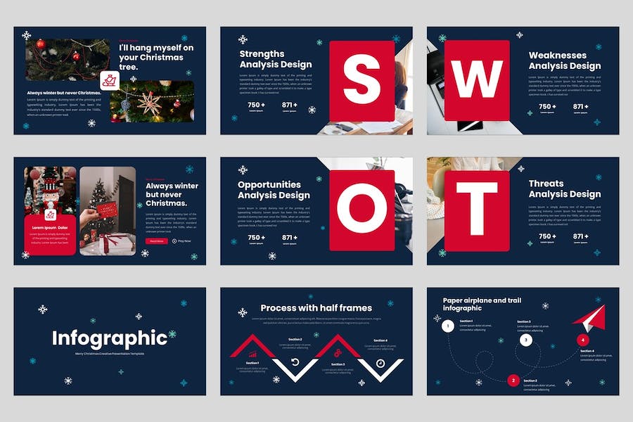 圣诞快乐圣诞节活动策划圣诞派对PPT模板 - 顶尖PPT