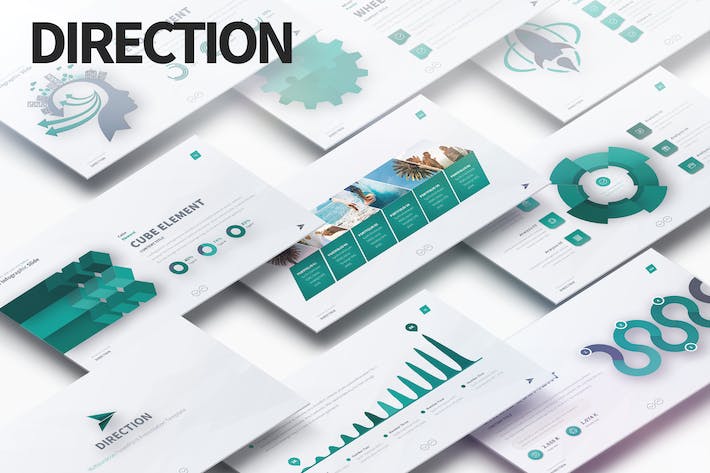 国外创意多功能信息图形PPT模板 - 顶尖PPT