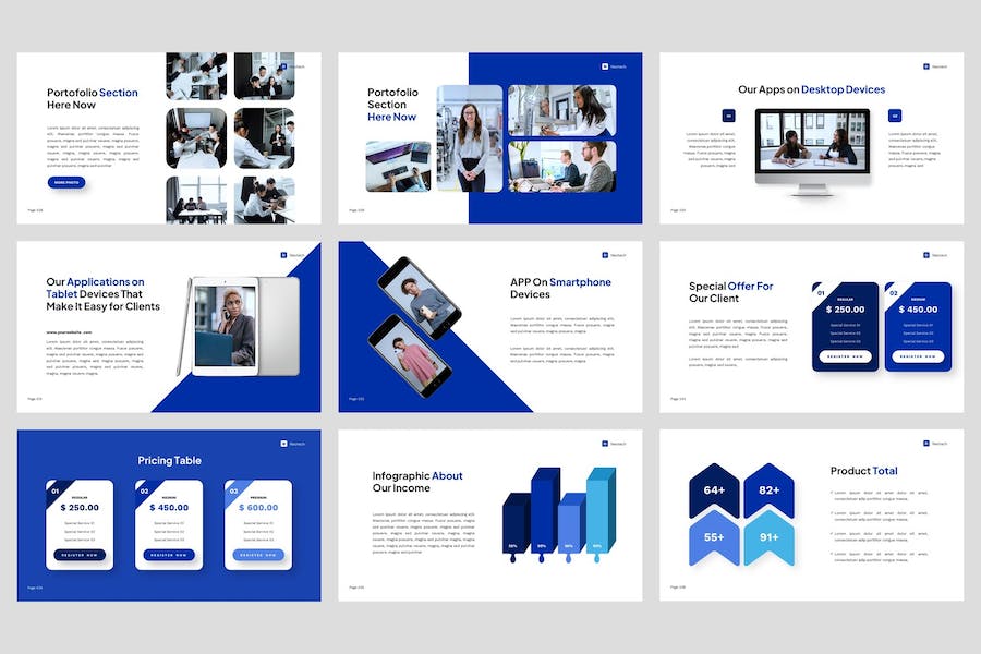 未来新科技it人工智能解决方案keynote模板 - 顶尖PPT