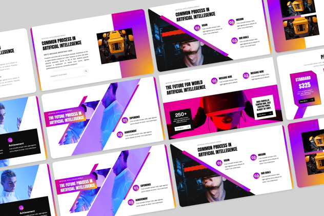 科技AI人工智能虚拟现实keynote模板 - 顶尖PPT