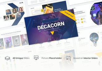 欧美创业项目商业路演高级PPT模板 - 顶尖PPT