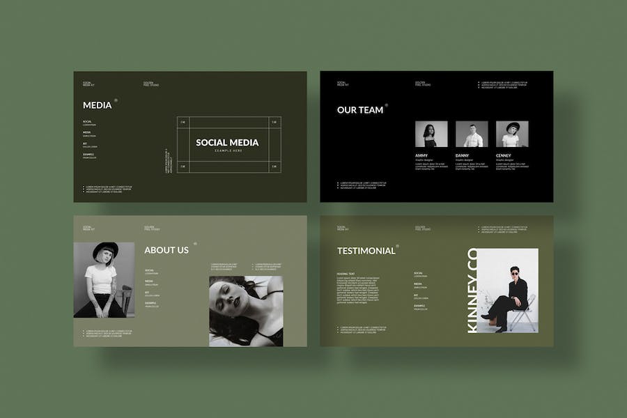 社交媒体营销运营Keynote模板 - 顶尖PPT