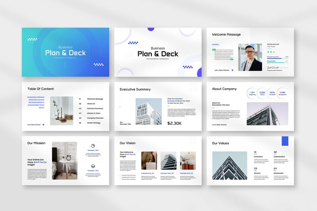 商业计划书战略规划方案Keynote模板 - 顶尖PPT